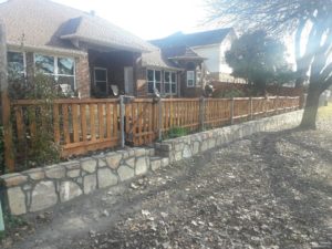 Retaining Wall Fence DFW