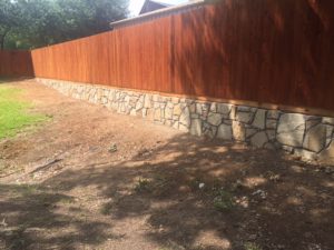 Retaining wall Grapevine