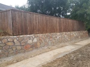 Retaining Wall North Texas 2